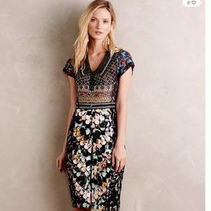 NWT Anthropologie Margot Pencil Dress Beguile By Byron Lars